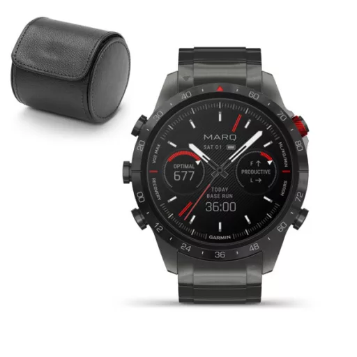Garmin MARQ® Athlete (Gen 2) Performance Edition ajándék óratartóval Okosóra