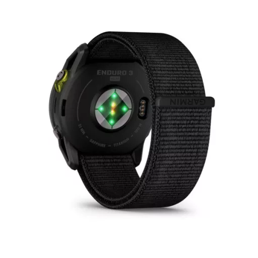 Garmin Enduro 3 51mm SOLAR Sapphire, karbonszürke DLC Titánium fekete UltraFit nejlon szíjjal (ED XD) Okosóra