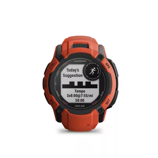 Garmin Instinct 2X Solar piros (ED) Okosóra