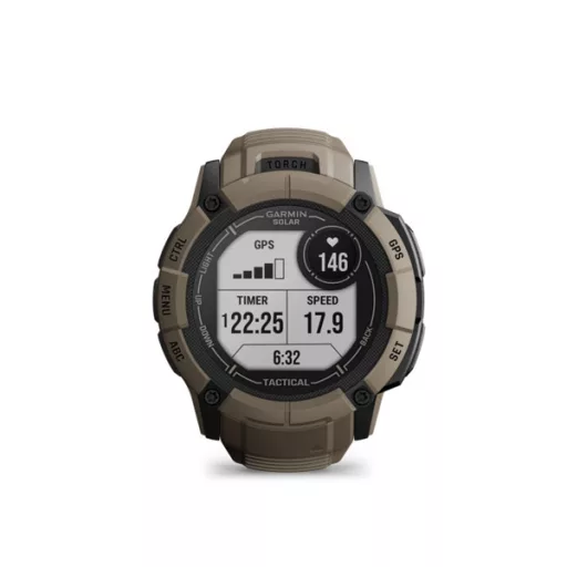 Garmin Instinct 2X Solar Tactical coyote (ED) Okosóra