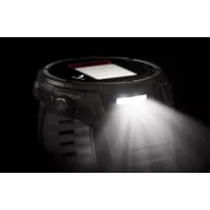   Garmin fenix 8 51mm SOLAR Sapphire, karbonszürke DLC titanium, fekete/sötétszürke szilikon szíjjal (ED XD) Okosóra