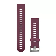   Óraszíj Garmin 20 mm bogyó szilikon, rozsdamentes csat (Quick Release) Forerunner 245 Okosórához