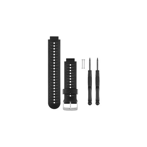 Óraszíj Garmin Forerunner 235 Fekete /Szürke, Black and Gray Silicone Band Okosórához