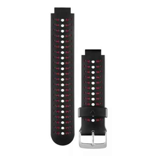 Óraszíj Garmin Forerunner 235 Fekete /Piros, Marsala Silicone Band Okosórához