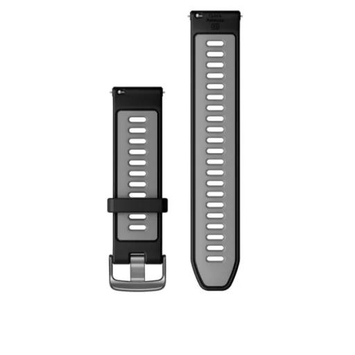 Óraszíj Garmin 22 mm. Fekete-szürke (Quick Release) Forerunner 265 Okosórához