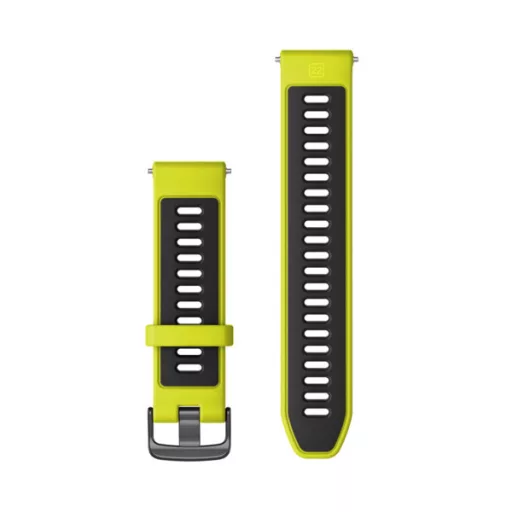 Óraszíj Garmin 22 mm. Sárga-fekete  Forerunner 965 Okosórához