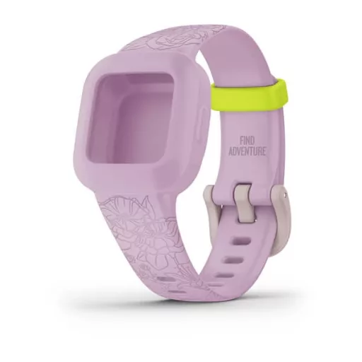 Óraszíj Garmin vivofit JR3 Lila virág Okosórához