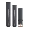 Óraszíj Garmin 20 mm gránitkék szilikon, Rose Gold csat (Quick Release) Okosórához