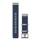 Óraszíj Garmin 22 mm indigókék nylon, ezüst csat (Jacquard szövet) (QuickFit) MARQ Okosórához