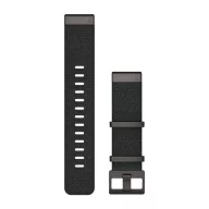   Óraszíj Garmin 22 mm fekete nylon, szürke csat (QuickFit) MARQ Okosórához