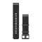 Óraszíj Garmin 22 mm fekete nylon, szürke csat (QuickFit) MARQ Okosórához