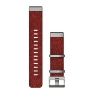   Óraszíj Garmin 22 mm piros nylon (Jacquard szövet)  (QuickFit) MARQ Okosórához