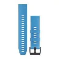   Óraszíj Garmin 22 mm ciánkék szilikon, fekete csat (QuickFit) Fenix 5 Plus Okosórához