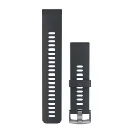   Óraszíj Garmin Approach S10 gránitkék szilikon, ezüst csat Okosórához