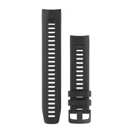   Óraszíj Garmin Instinct grafit szilikon, fekete csat Okosórához