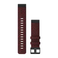   Óraszíj Garmin 22 mm  piros nylon, fekete csat (QuickFit) Fenix 6 Okosórához