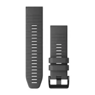  Óraszíj Garmin 26 mm palaszürke szilikon, fekete csat (QuickFit) Enduro Okosórához