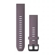   Óraszíj Garmin 20 mm vihar lila szilikon, fekete csat (QuickFit) Fenix 6S Okosórához