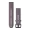 Óraszíj Garmin 20 mm vihar lila szilikon, fekete csat (QuickFit) Fenix 6S Okosórához