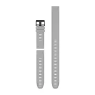   Óraszíj Garmin  26 mm púder szürke szilikon, fekete csat (QuickFit) Fenix 6X, 3részes Okosórához