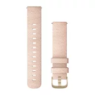   Óraszíj Garmin 20 mm rózsaszín nylon, világos arany csat (Quick Release) Vivomove 3 Okosórához