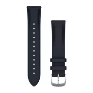   Óraszíj Garmin 20 mm sötétkék bőr, ezüst csat (Quick Release) Vivomove 3 125-190 mm Okosórához