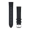 Óraszíj Garmin 20 mm sötétkék bőr, ezüst csat (Quick Release) Vivomove 3 125-190 mm Okosórához