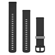  Óraszíj Garmin 20 mm fekete szilikon (Quick Release) Vívoactive 5 Okosórához