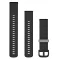 Óraszíj Garmin 20 mm fekete szilikon (Quick Release) Vívoactive 5 Okosórához