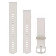   Óraszíj Garmin 20 mm elefántcsont szilikon (Quick Release) Vívoactive 5 Okosórához