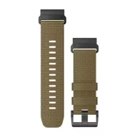   Óraszíj Garmin 26 mm taktikai Coyote Tan nylon (QuickFit) Okosórához