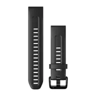   Óraszíj Garmin 20 mm fekete szilikon (QuickFit) (Fenix 7S) Okosórához