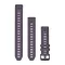 Óraszíj Garmin 20 mm mély orchidea szilikon, extra hosszú kiegészítő szíjja (Instinct 2S) Okosórához