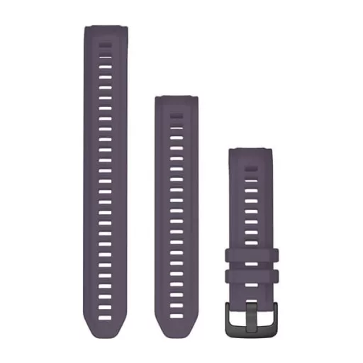 Óraszíj Garmin 20 mm mély orchidea szilikon, extra hosszú kiegészítő szíjja (Instinct 2S) Okosórához