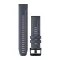 Óraszíj Garmin 22 mm gránit kék szilikon (QuickFit) (Fenix 7) Okosórához