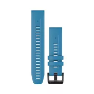   Óraszíj Garmin 22 mm cirrus kék szilikon (QuickFit) (Quatix 7) Okosórához