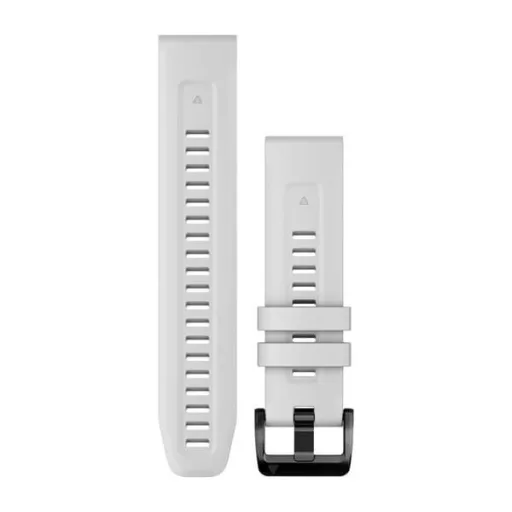 Óraszíj Garmin 22 mm Carrera fehér szilikon (QuickFit) Okosórához