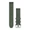Óraszíj Garmin 22 mm fenyőzöld szilikon(QuickFit), MARQ (Gen 2) Okosórához