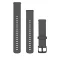 Óraszíj Garmin 18 mm szürke szilikon (Quick Release) Venu 3 Okosórához