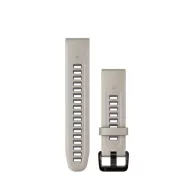   Óraszíj Garmin 20 mm világos homokkő/orchidea szilikon (QuickFit) Okosórához