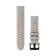   Óraszíj Garmin 22 mm szürke/narancs szilikon (QuickFit) Okosórához