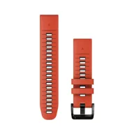  Óraszíj Garmin 22 mm piros/grafit szilikon (QuickFit) Okosórához