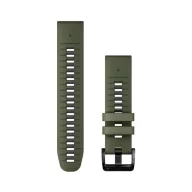   Óraszíj Garmin 22 mm mohazöld/grafit szilikon (QuickFit) Okosórához