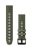 Óraszíj Garmin 22 mm mohazöld/grafit szilikon (QuickFit) Okosórához