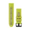 Óraszíj Garmin 26 mm lime/grafit szilikon (QuickFit) Okosórához