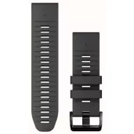   Óraszíj Garmin 26 mm grafit szilikon (QuickFit) Okosórához