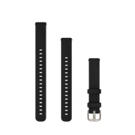   Óraszíj Garmin Lily 2 14mm szilikon, fekete, krémarany csattal (110-175mm) Okosórához