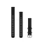 Óraszíj Garmin Lily 2 14mm szilikon, fekete, krémarany csattal (110-175mm) Okosórához