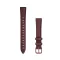 Óraszíj Garmin Lily 2 14mm bőr, eperfa, sötét bronz csattal (110-175mm) Okosórához