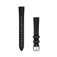   Óraszíj Garmin Lily 2 14mm bőr, fekete, krémarany csattal (110-175mm) Okosórához